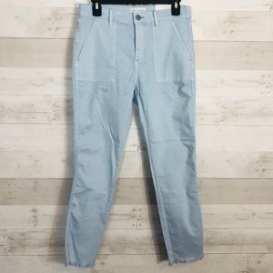 NWT Loft Light Blue Skinny Crop Jeans